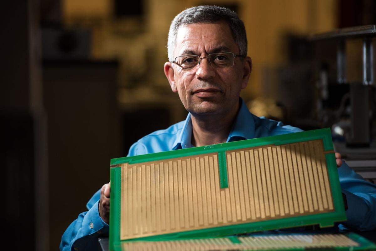 PNNL’s Yehia Ibrahim is one of the developers behind Structures for Lossless Ion Manipulations, or SLIM, a technology that enables analyses orders of magnitude faster than current technologies used to distinguish the presence, structure and abundance of different molecules in a sample.
