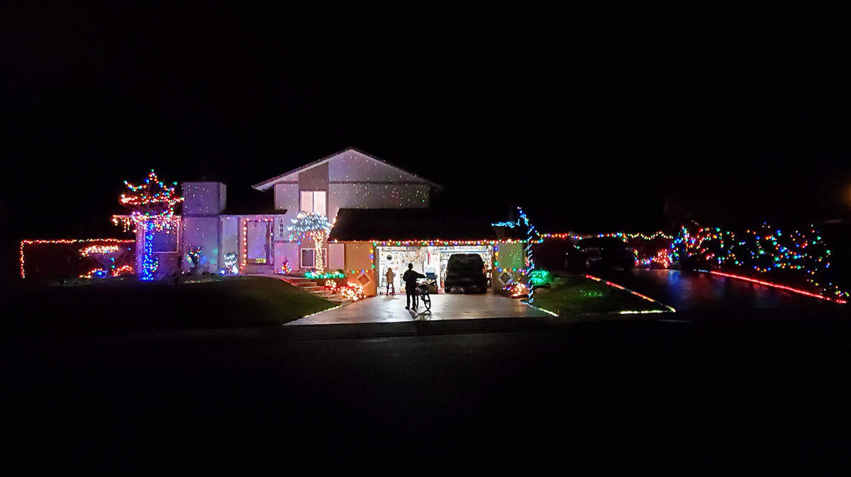 Lights are everywhere at 1885 Marshall Ave. in Richland.