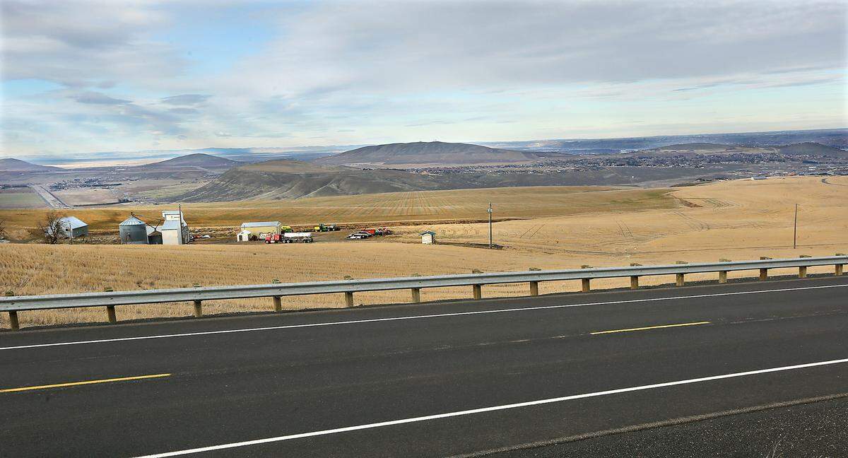 A new brewery is planned to be built in this area of Locust Grove Road south of Kennewick.