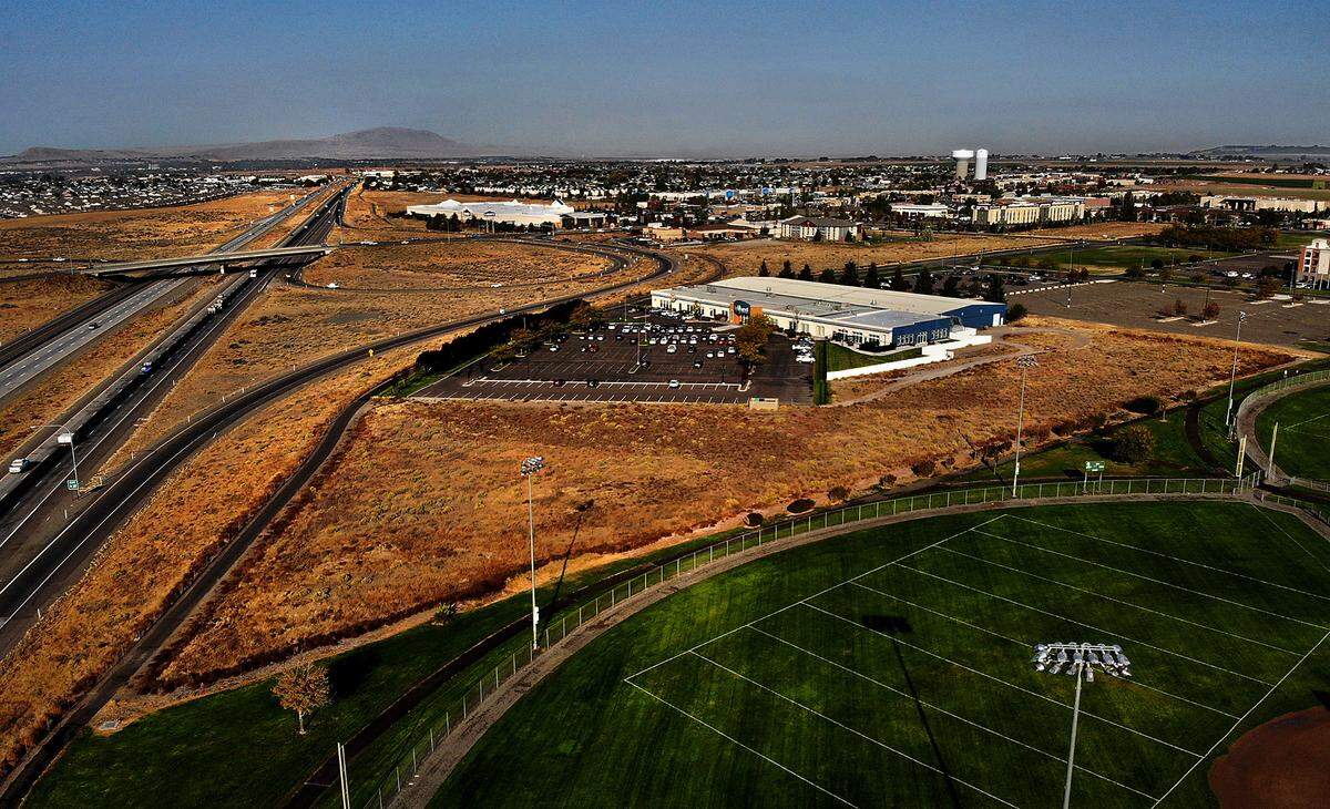The Wellness Center by LifeQuest is at the end of Convention Place in west Pasco, and they’ve got five acres between their facilities and the Pasco Sporting Complex that they feel would be the perfect fit the new aquatics center.