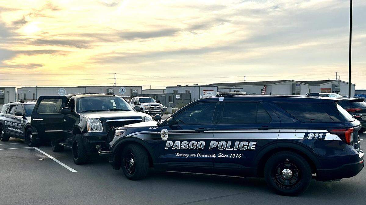Pasco police helped track down the father at work.