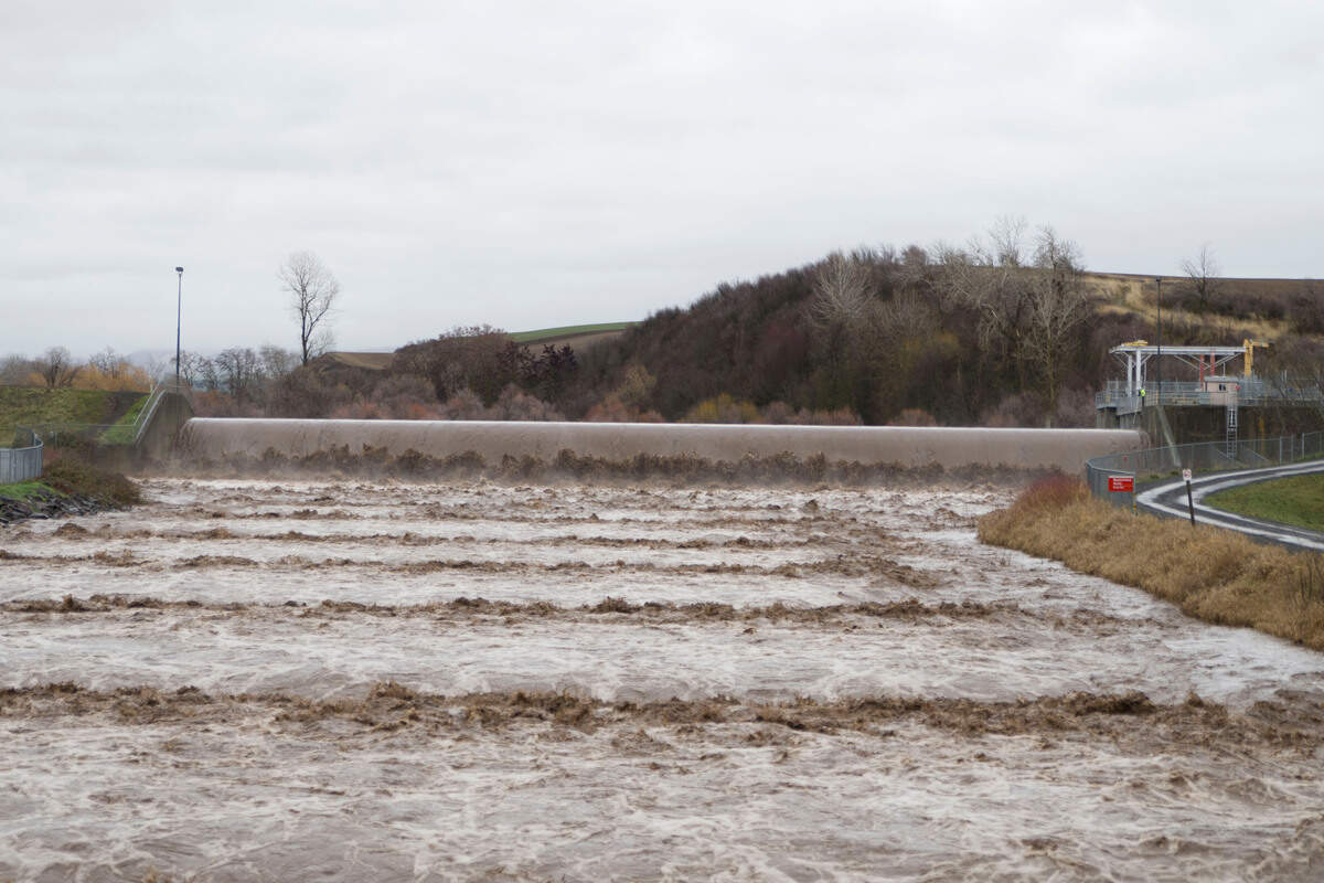 The U.S. Army Corps of Engineers has been diverting water through Mill Creek since waters started to rise in Walla Walla County.