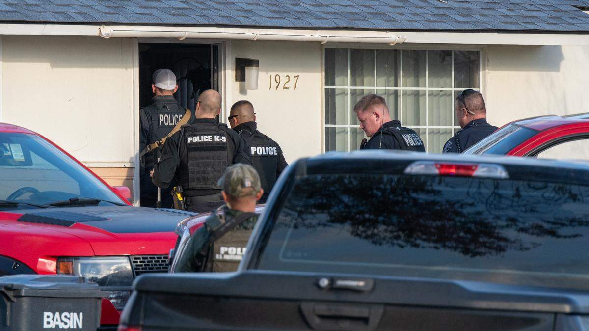 Police responded after a Pasco officer was shot trying to make an arrest, according to a Pasco police Facebook post. The officer is in stable condition and the suspected shooter is in custody.