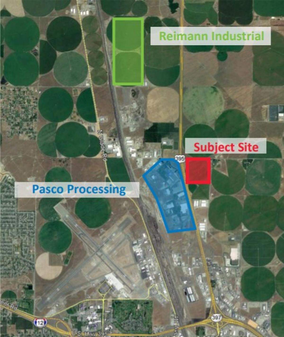 The Port of Pasco finalized a purchase earlier this week of 55 acres for $4.4 million from the Cox Family Land, LLC. The land border the Pasco Processing Center that is just north of Pasco next to Highway 395.