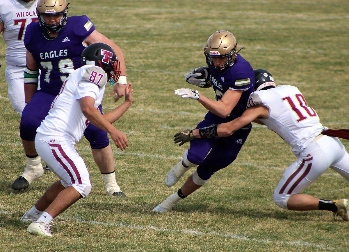 Connell’s Carson Riner is a strong two-way player for the Class 1A Eagles but last season dominated on the offensive side of the ball, piling up big numbers rushing-wise. He was named SCAC Offensive Player of the Year by the conference coaches.