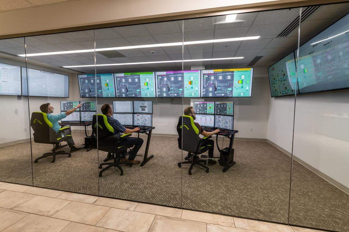 A simulated control room for an X-energy advanced small modular nuclear reactor is being built for Tri-Cities students preparing for nuclear careers.
