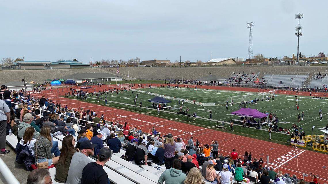 Tri-Cities track & field athletes sprint ahead. Hanford girls pole vaulters lead state