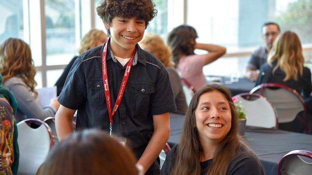 GEAR UP students participate in an event at WSU Tri-Cities.