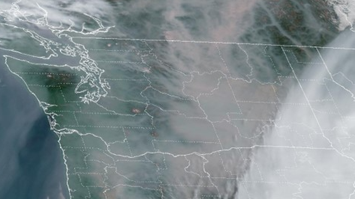Air quality improved in the Tri-Cities Tuesday morning, but shifting wind patterns could bring smoke from Canadian wildfires back.