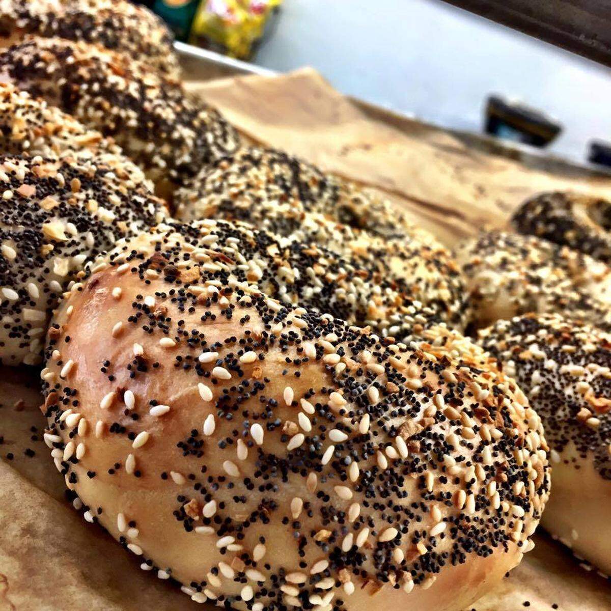 Some Bagels & Gelato has two locations - 1317 George Washington Way in Richland and 810 S. Washington St. in Kennewick. They have a variety of handmade bagels, cream cheeses, muffins, biscotti, gelato and more.