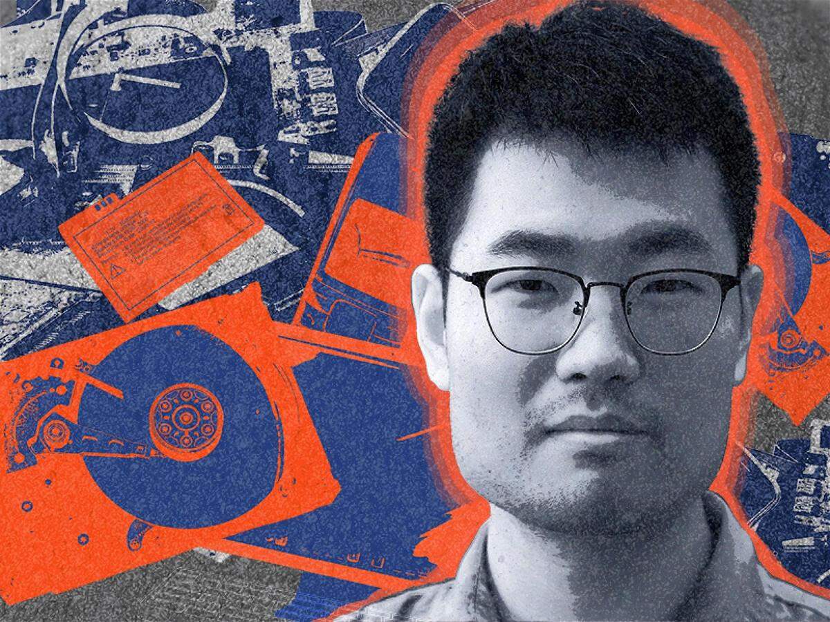 Researchers at PNNL, including materials scientist Qingpu Wang, developed a nontoxic method to recover valuable minerals from electronic waste.