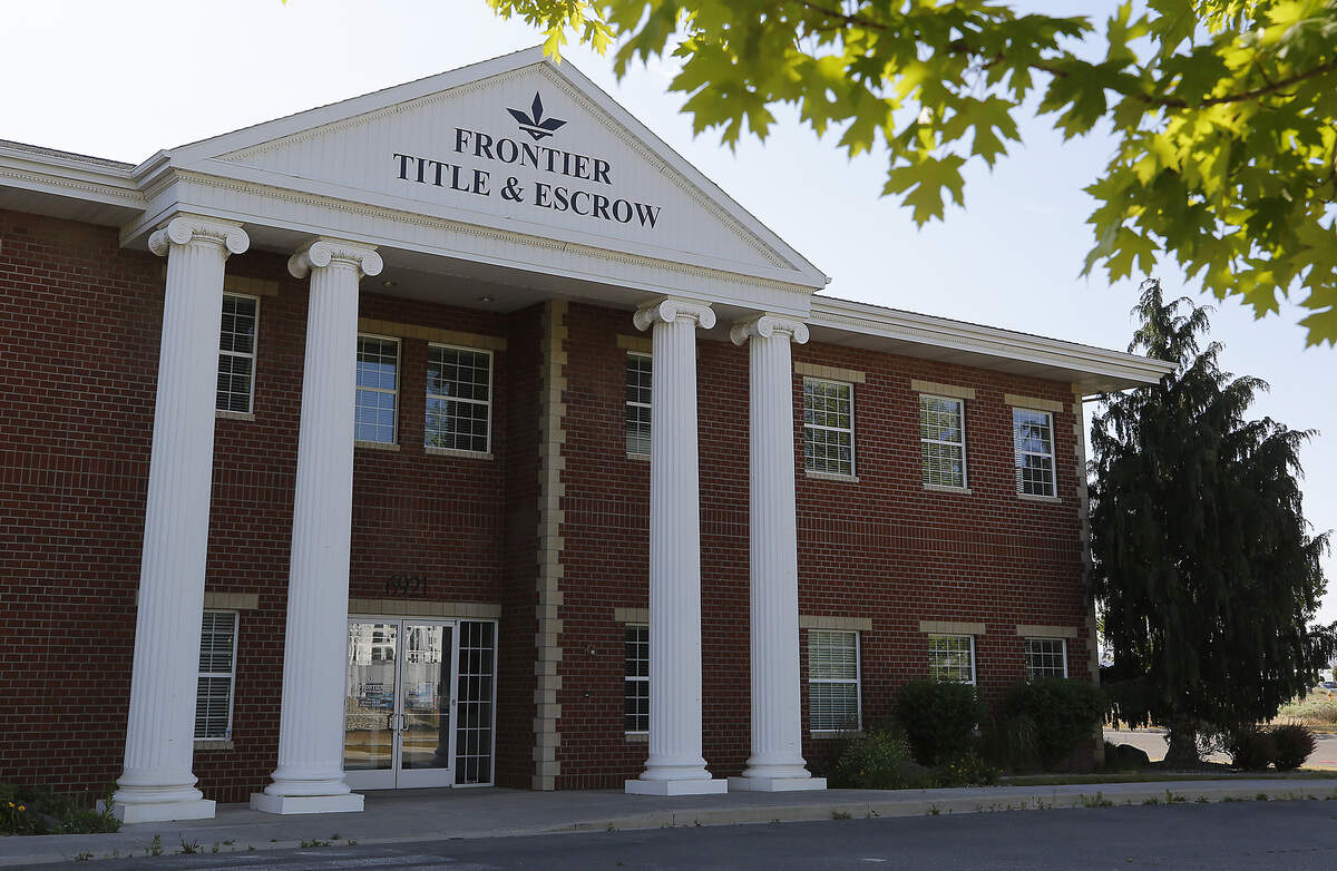 Former Frontier Title & Escrow building at 6921 Crosswind Blvd. in Kennewick.