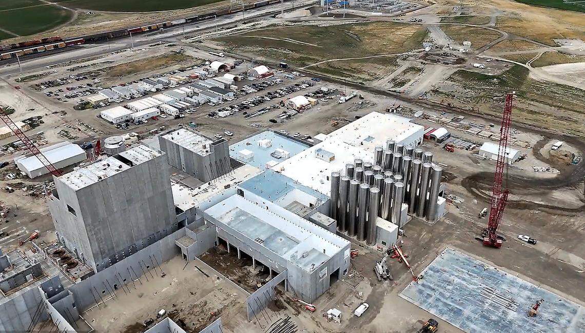 The Darigold facility being built in Pasco will employ nearly 200 and will have the capacity to produce 8 million pounds of milk a day. It’s due to open in mid-2025.