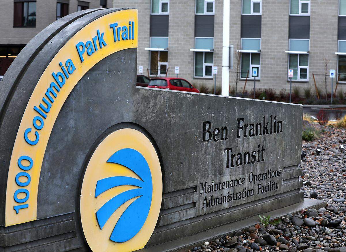 The Ben Franklin Transit campus in the 1000 block of Columbia Park Trail in the Richland “Y” area.
