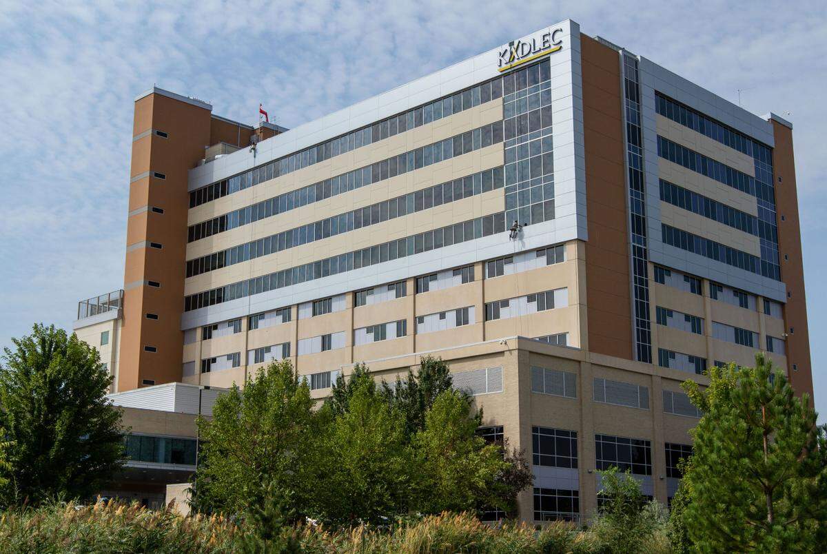 A view of Kadlec Regional Medical Center in Richland from the hospital campus.