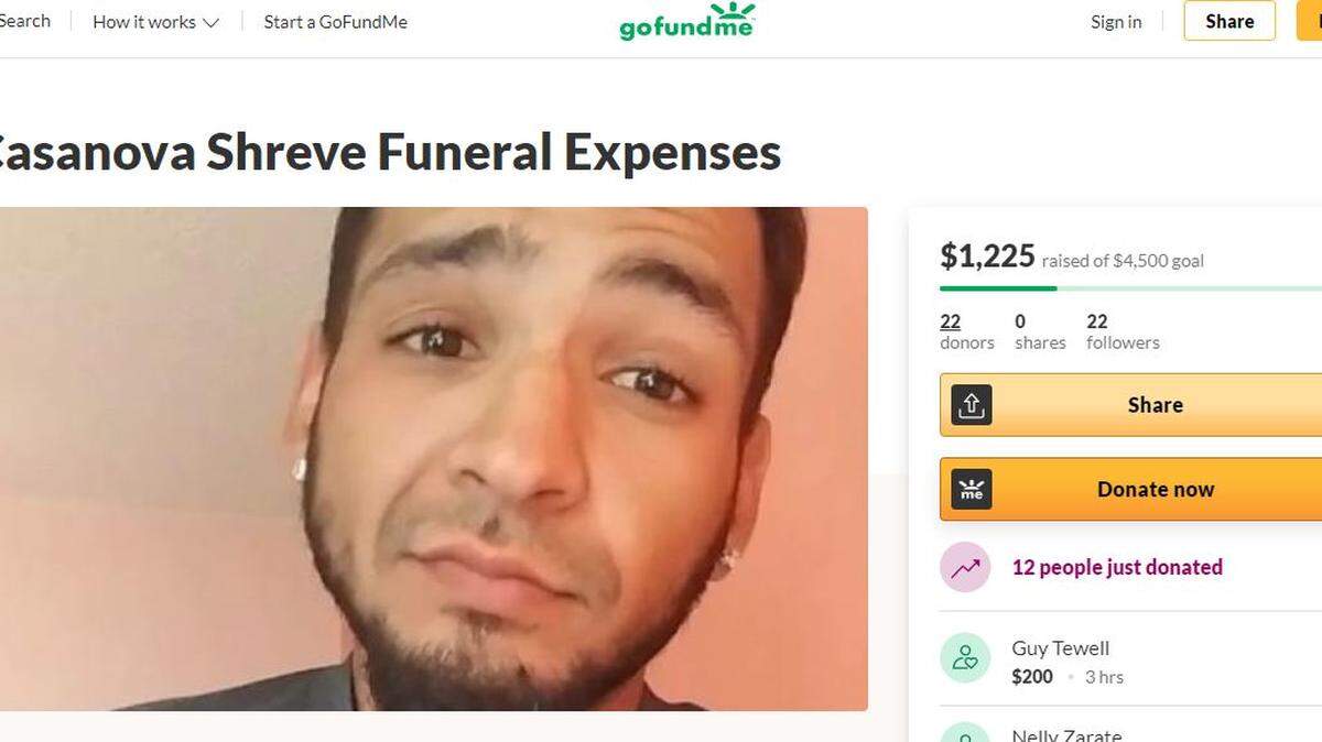 Family members have come together to raise money to send Reno Casanova home to Illinois.