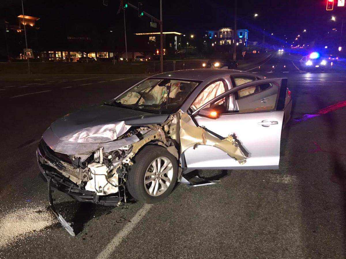 Kennewick police said the eastbound Chevy Malibu turned in front of the brothers’ truck at the Gage Boulevard and Steptoe Street intersection.