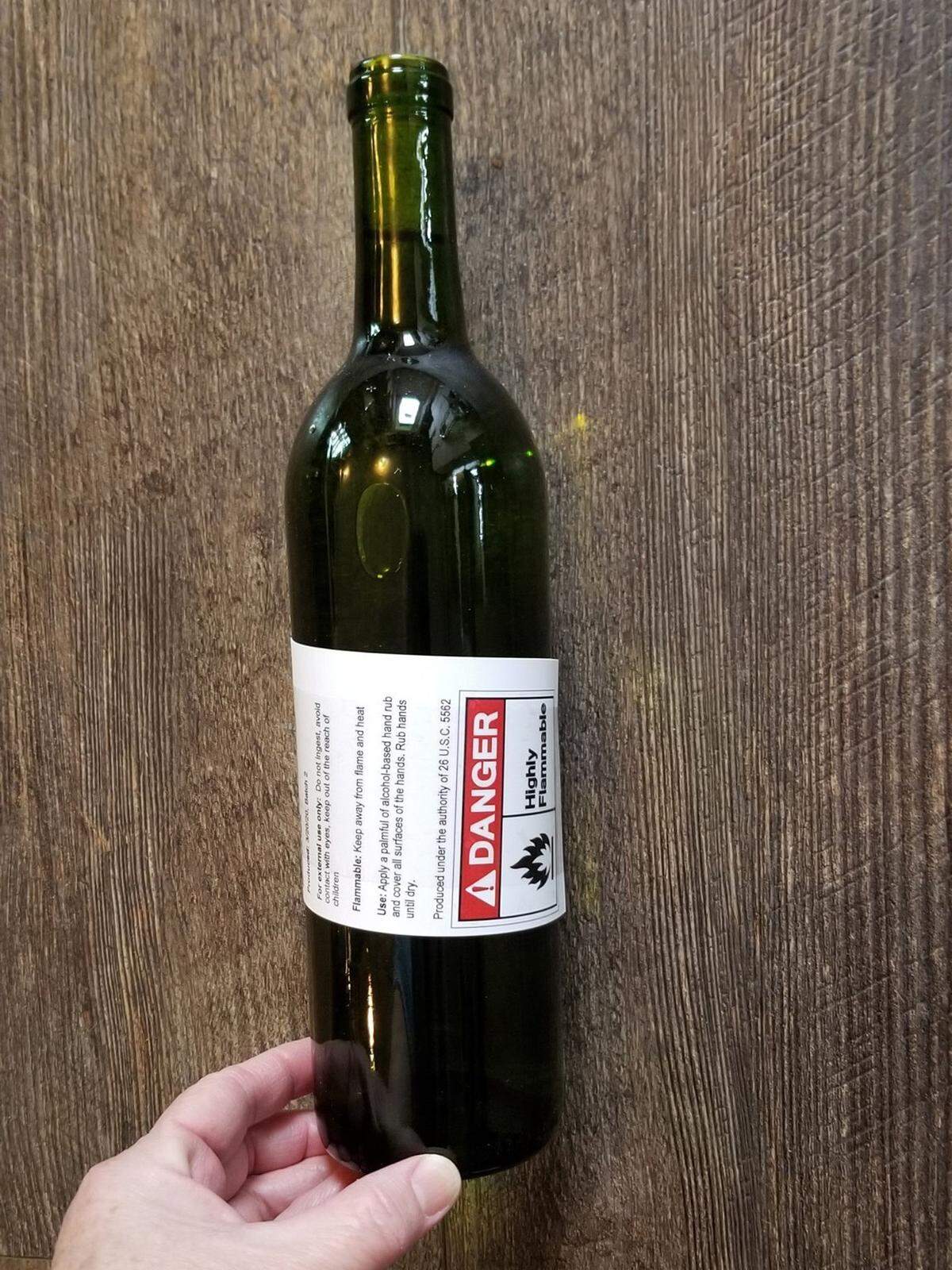 Ocean’s Daughter Distillery in Washington’s Grays Harbor County produced and bottled hand sanitizer that was donated to regional law enforcement and first responders.