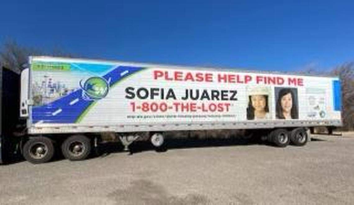 Sofia Juarez, Kennewick WA child who disappeared in 2003 will be featured on trailers traveling throughout Washington.