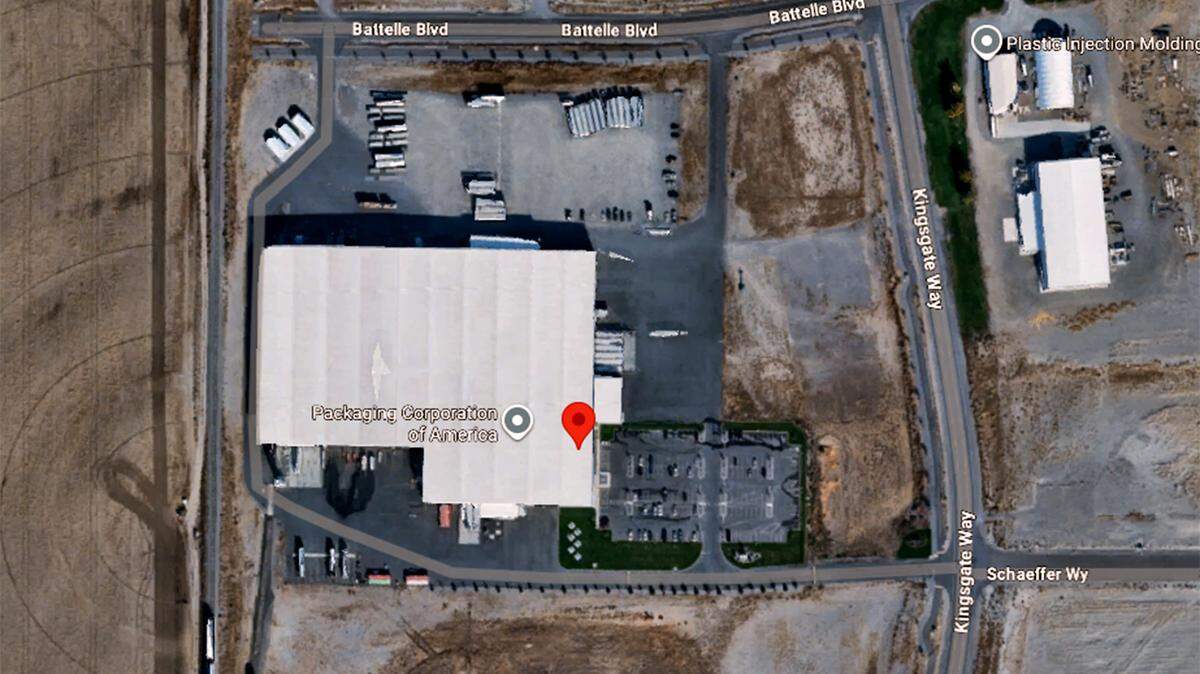 The Packaging Corporation of America facility at 3003 Kingsgate Way in Richland.