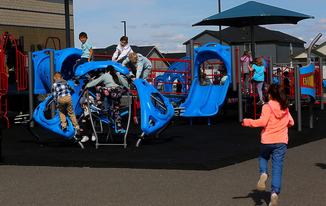Three Rivers Elementry Rachuba Three Rivers Elementary School has top inclusive playground | Tri-City ...