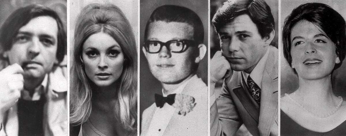 The five victims slain the night of Aug. 9, 1969 at the Benedict Canyon Estate of Roman Polanski. From left, Voityck Frykowski, Sharon Tate, Stephen Parent, Jay Sebring, and Abigail Folger. The next night, it happened again. Rosemary and Leno LaBianca, a wealthy couple who lived across town, were stabbed to death in their home. .