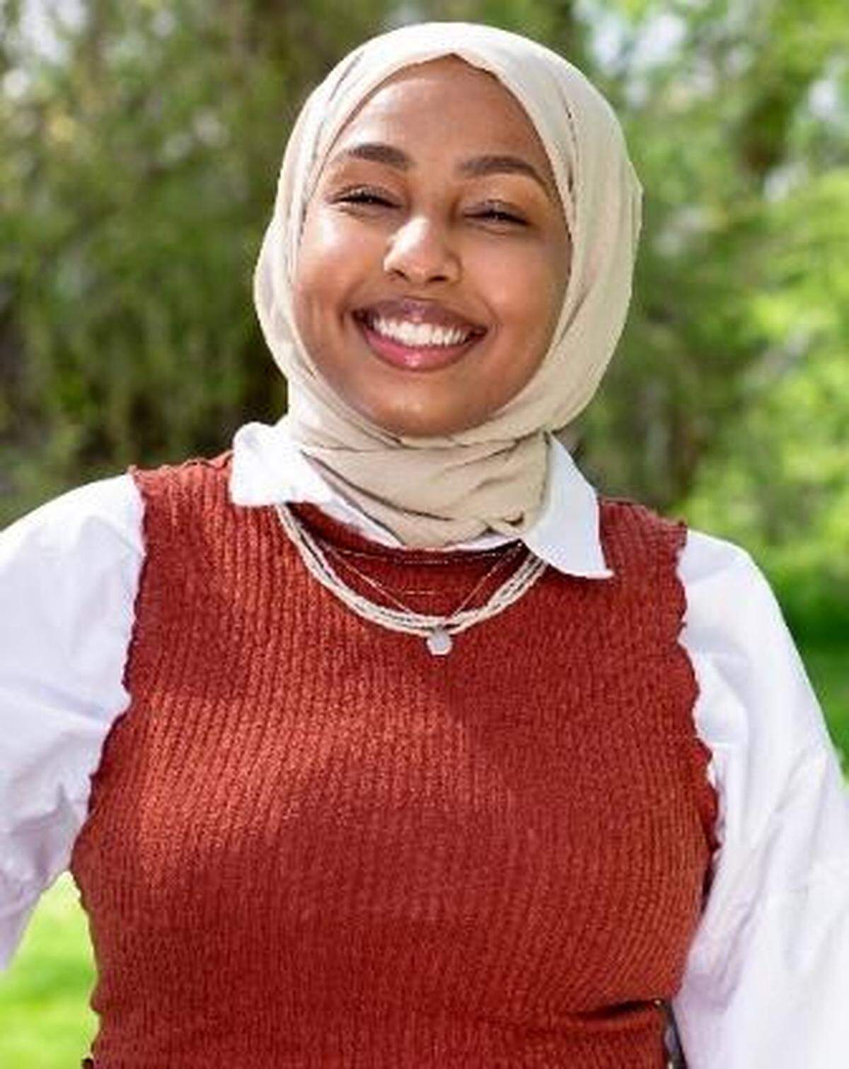 Razan Osman, 18, is competing in the Miss Juneteenth pageant this weekend