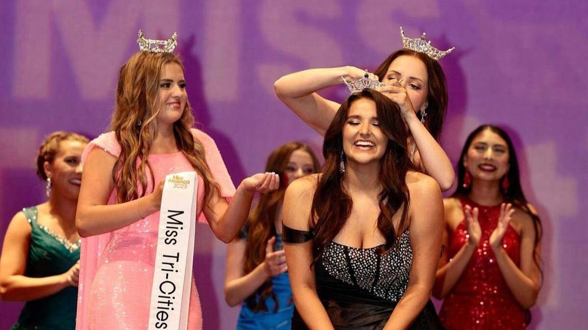 Kylie Glendenning was crowned Miss Tri-Cities 2025 at the competition at Kennewick High School.