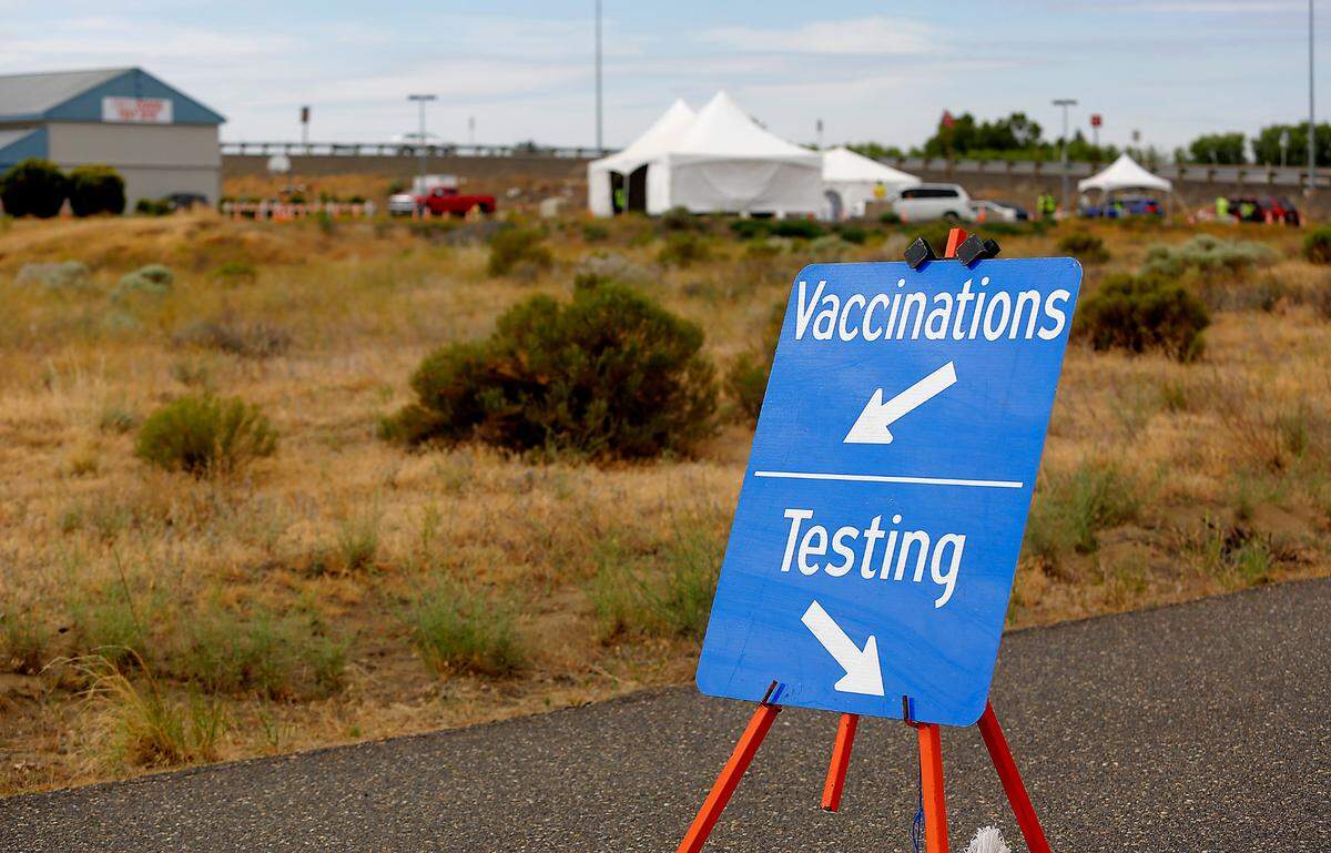 The test site off West Argent road in Pasco is now offering vaccinations every Friday through Sunday from 9 a.m. to 3:30 p.m. Drive-ups are welcome, but appointments are encouraged through PrepMod. The site has specific drive lanes marked for testing or vaccinations.