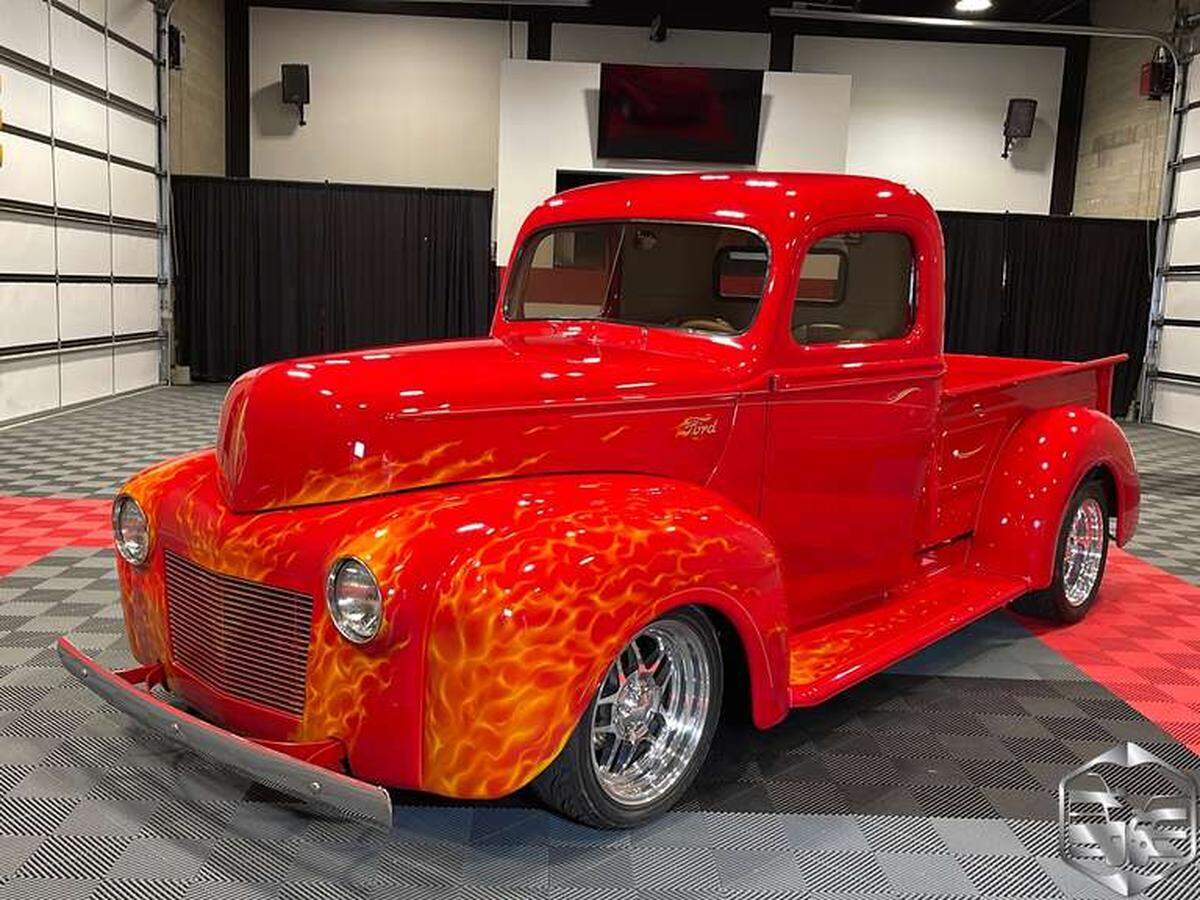 A custom 1947 Ford Truck is up for auction at the 4th annual Northwest Collector Car Auction in Pasco.