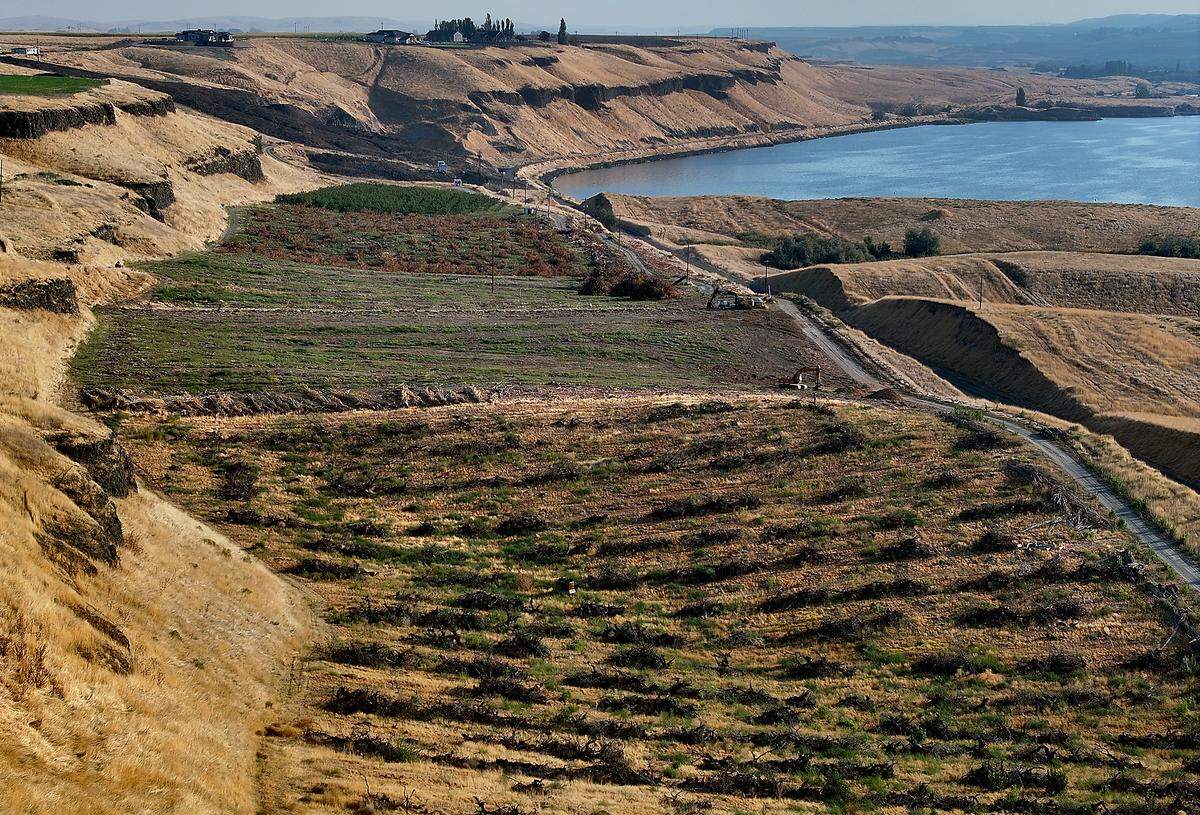 The 300-acre property, was once home to vineyards and a cherry orchard, borders Levey Park and nearly a mile of Snake River shoreline in Franklin County.