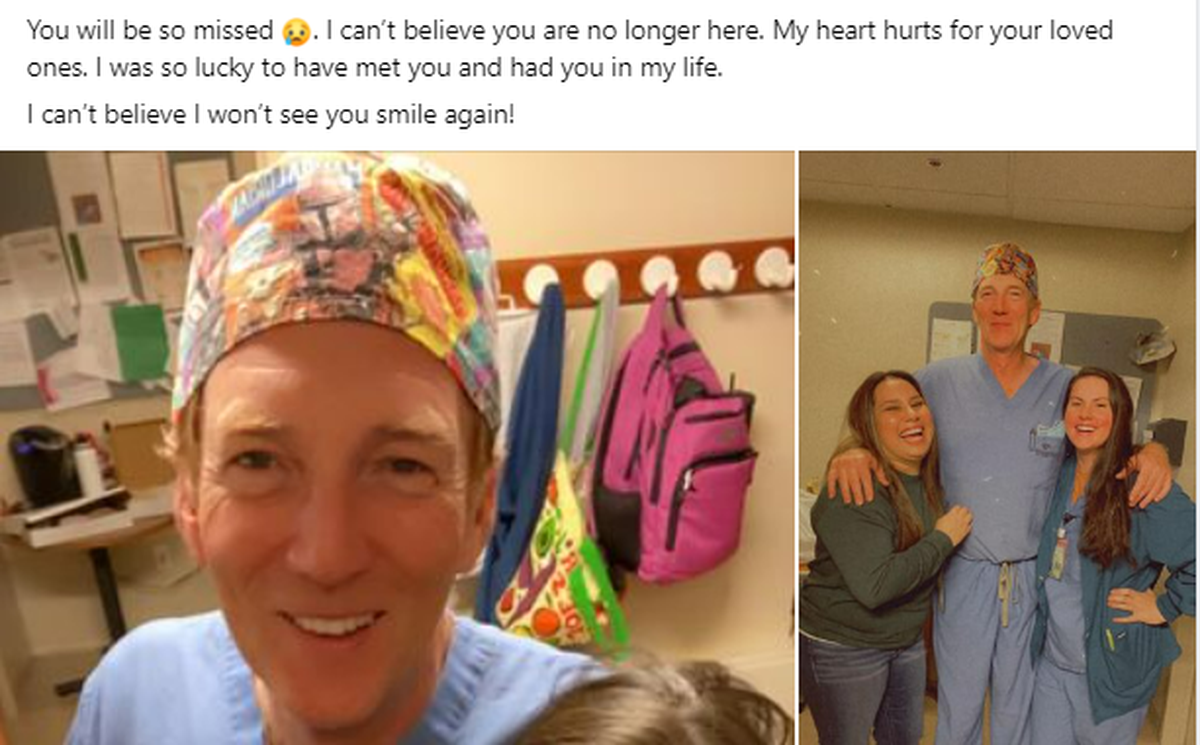 Friends and Trios Health co-workers of Cory Peppard were mourning his death in a remote area of Oregon Wednesday.