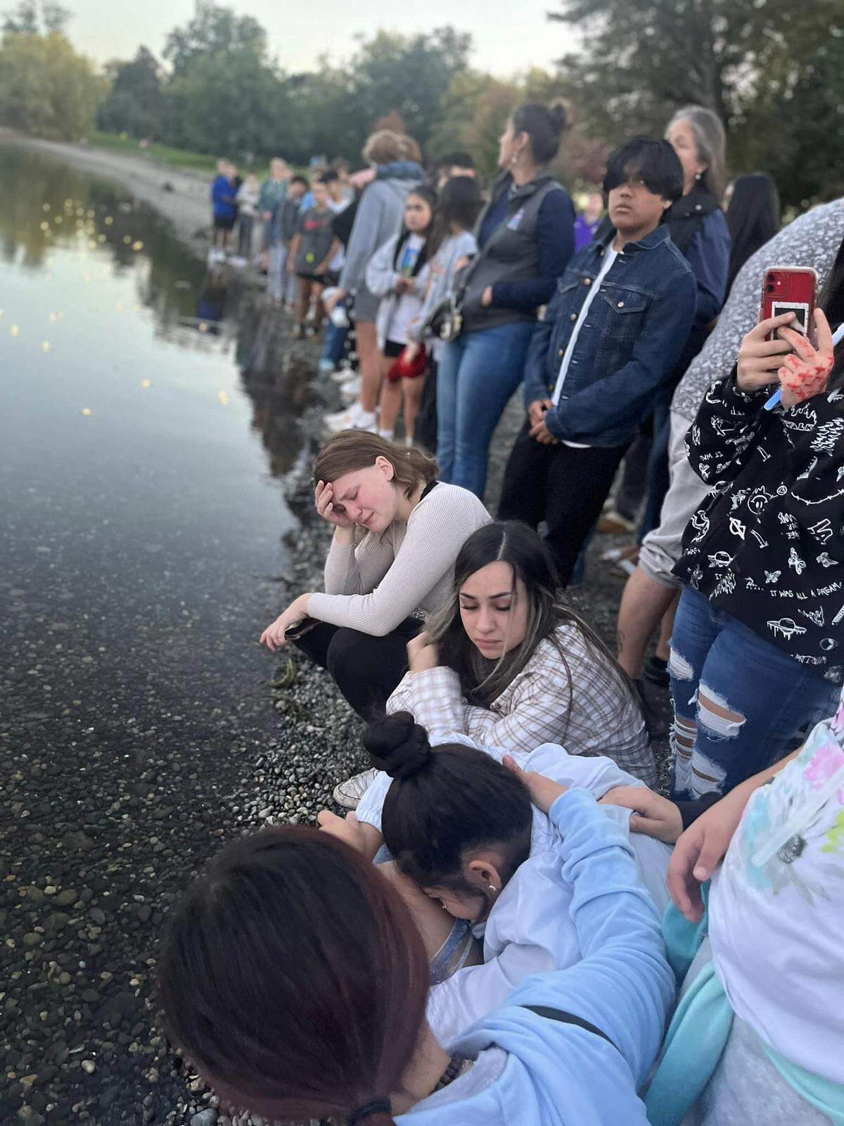 More than 100 people came to Howard Amon Park on Oct. 17 to remember Jatzivy Sarabia after she was murdered in Kennewick.