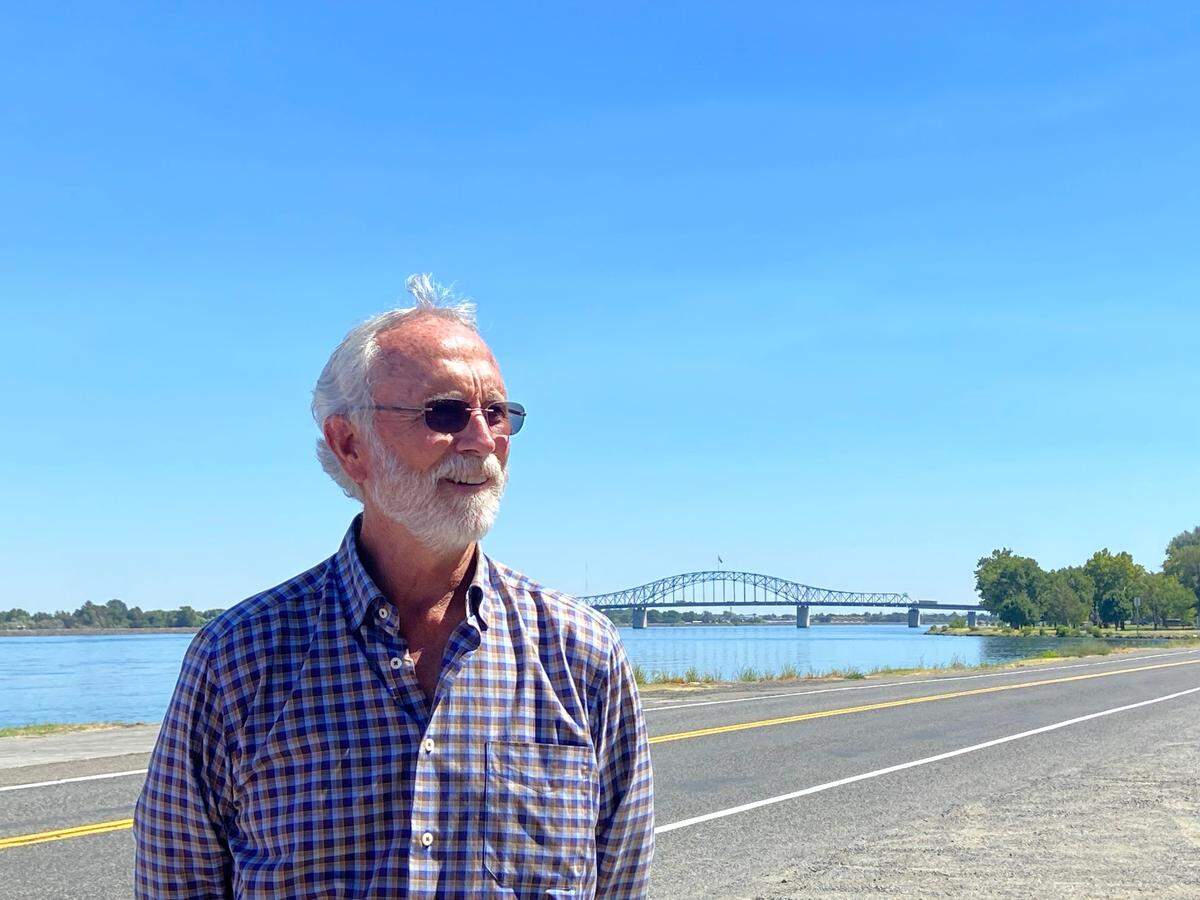 U.S. Rep. Dan Newhouse toured the Columbia River shoreline in the Tri-Cities on Monday as part of continued discussions on returning the land to local control.