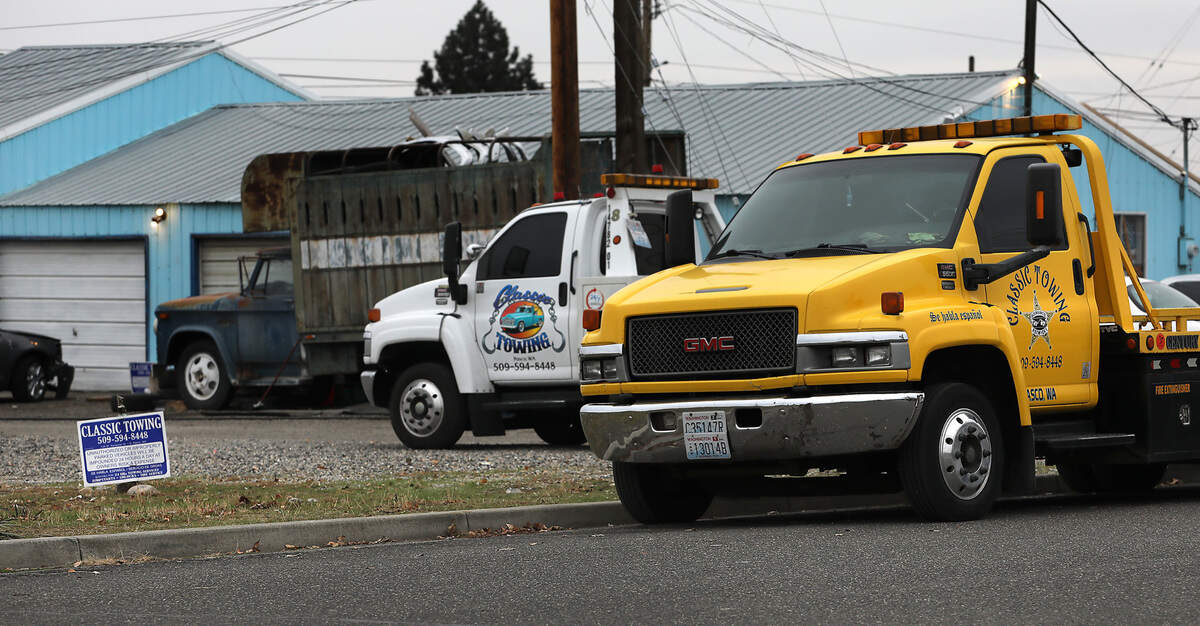 Socorro “Jesse” Spindola-Lopez, the owner of Classic Towing and Recovery, is facing charges of second-degree robbery, death threats and illegally having a gun in connection with the October confrontation on Fourth Avenue. The business is located at 116 W. Sylvester St. in Pasco.