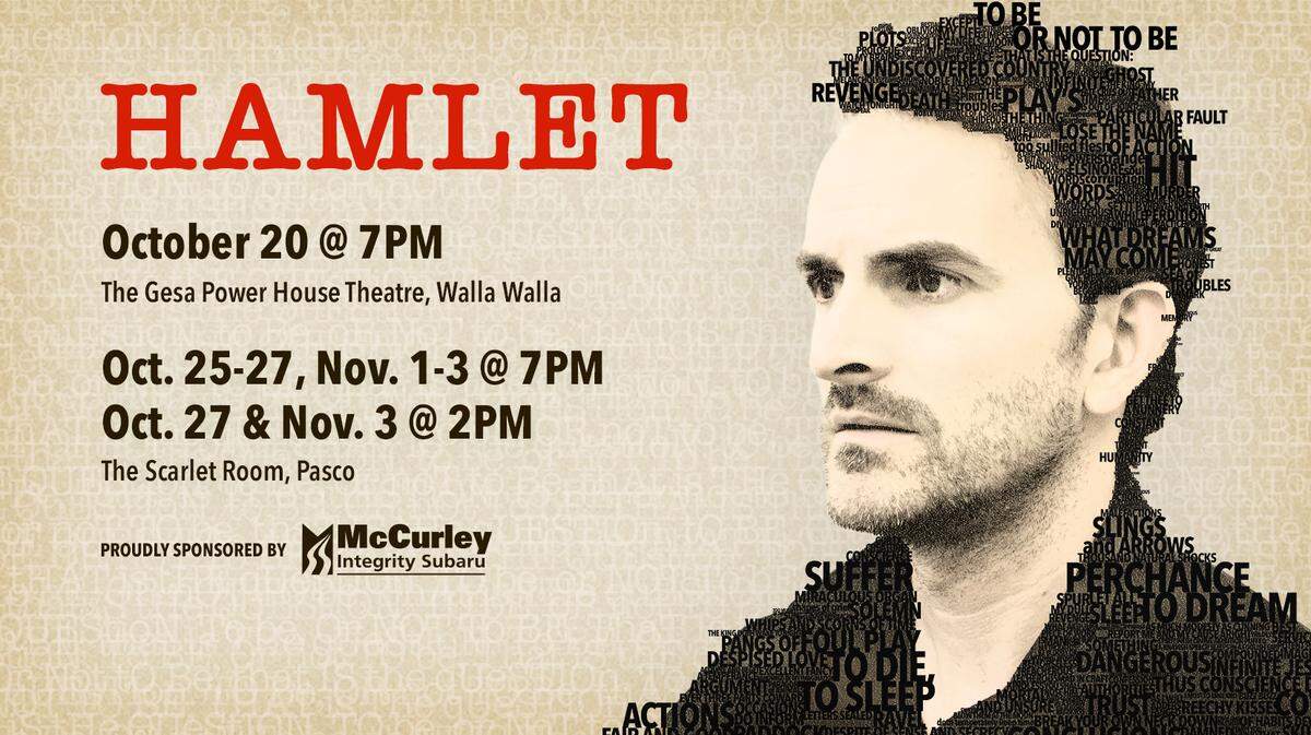 The Rude Mechanicals production of ‘Hamlet’ runs Oct. 25-27 and Nov. 1-3 in Pasco.