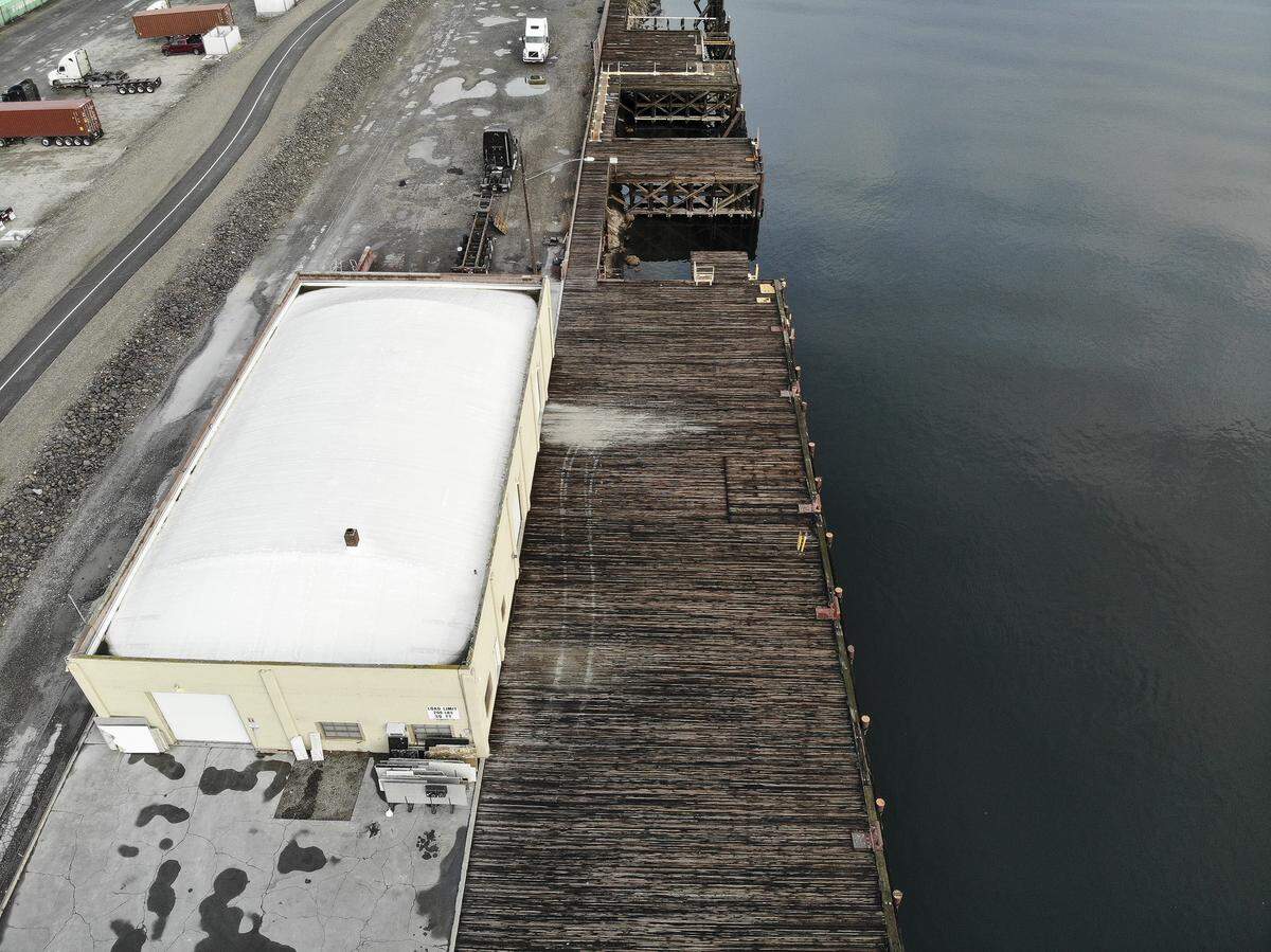 The Port of Pasco and the city paid a consultant to evaluate whether it would be better to open a public market downtown or at this former marine terminal near the cable bridge.
