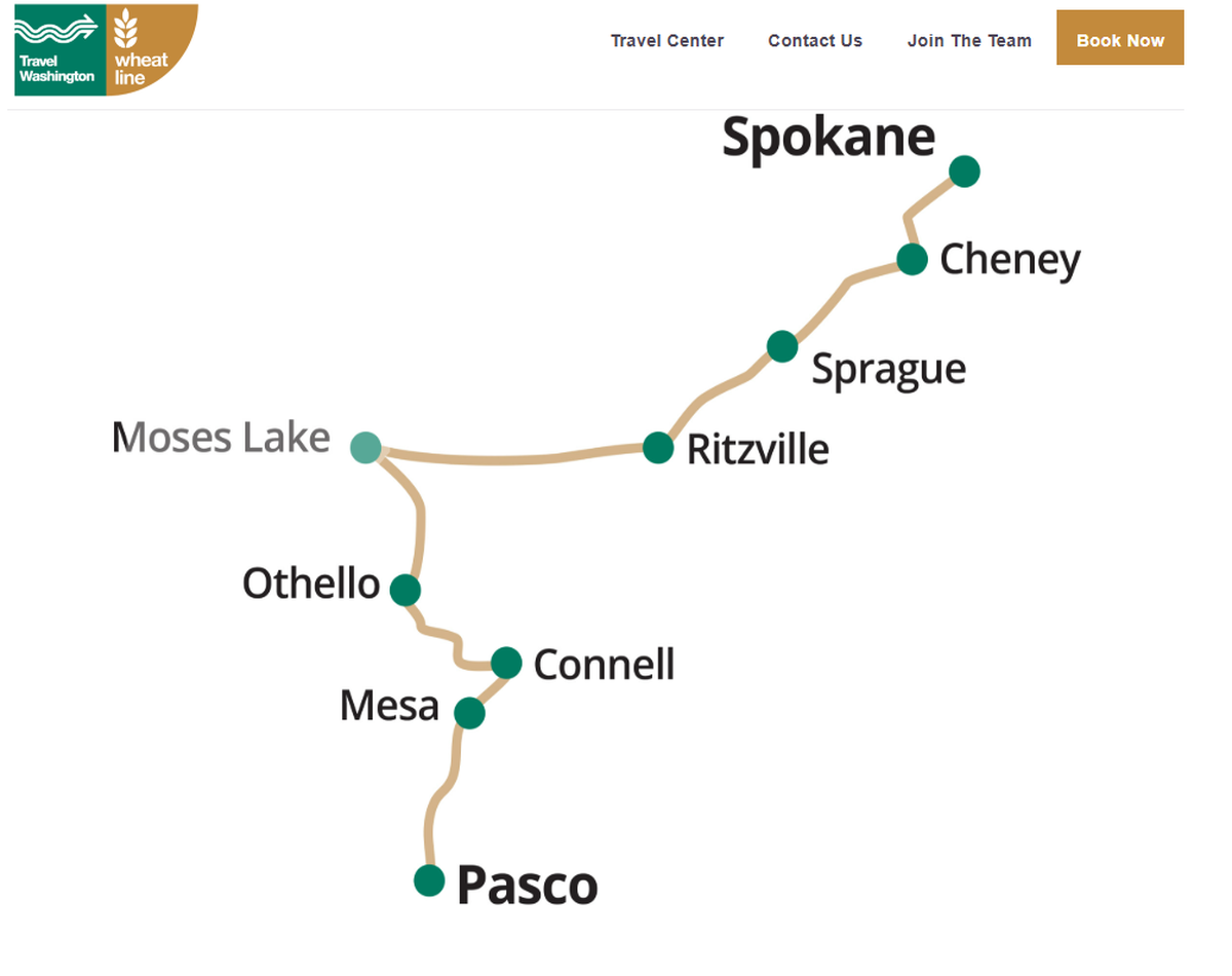 Travel Washington debuted the Wheat Line, an intercity bus route connecting Pasco and Spokane on May 1, 2026.