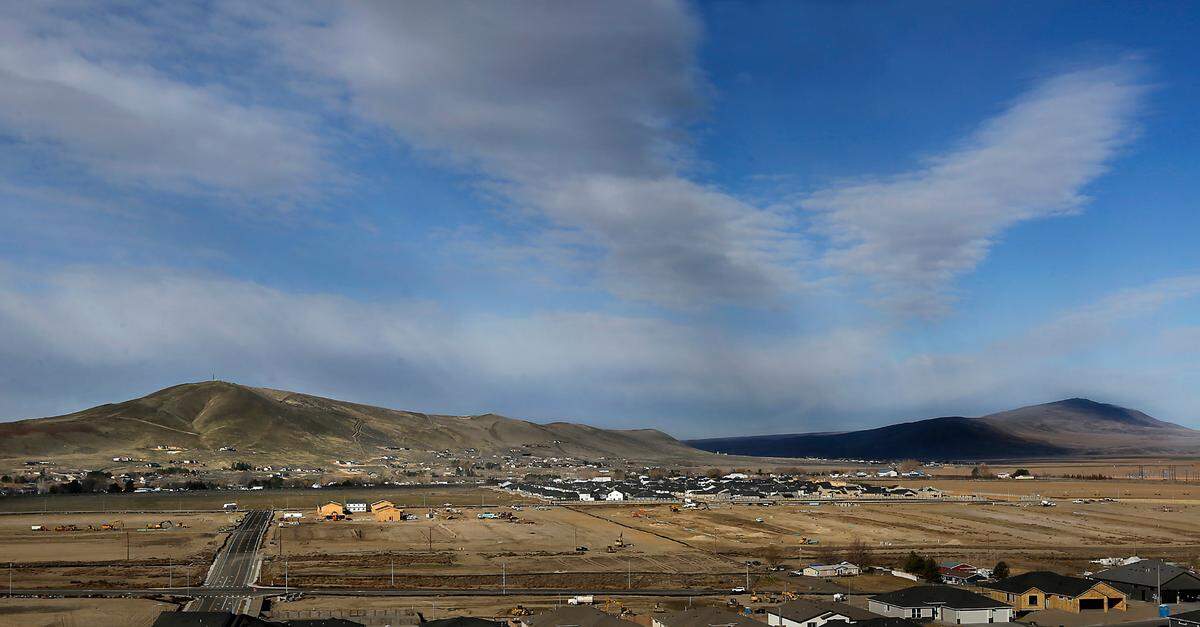 The Heights at Red Mountain Ranch is located near the base of Red Mountain in West Richland. The residential development is just north of the intersection of Keene Road and West Van Giesen Street