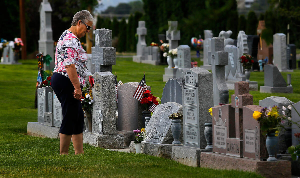 City View Cemetery in Pasco was decorated with flags and flowers to honor the Memorial Day holiday.
