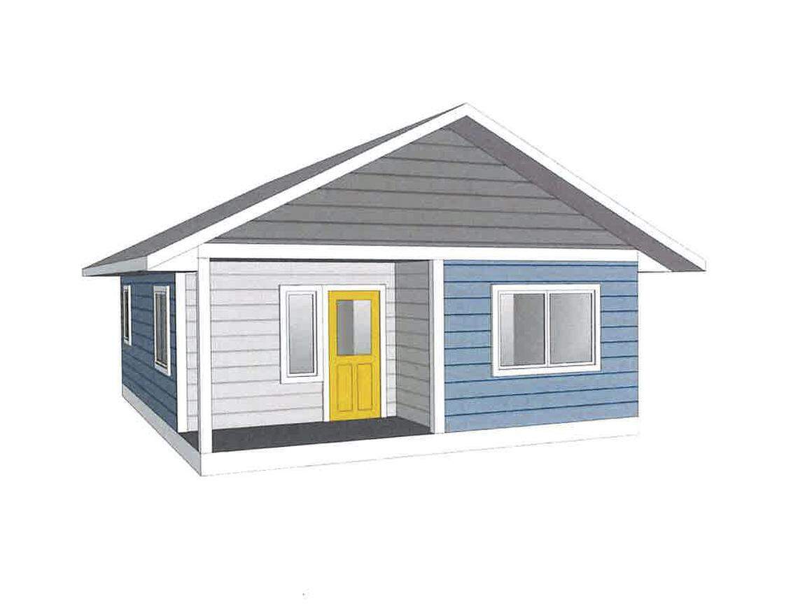 A rendering of a unit in the Kennewick Housing Authority’s project to create micro home units to house homeless families with children, homeless veterans and homeless people with disabilities.