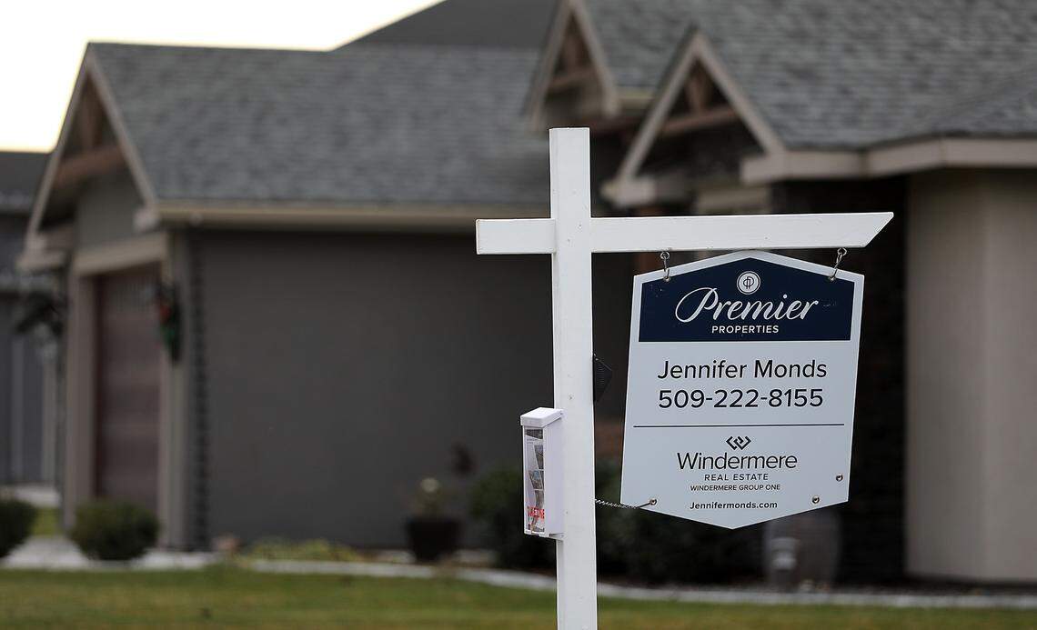 Home for sale off West 23rd Court in the South Cliffe housing development in Kennewick.