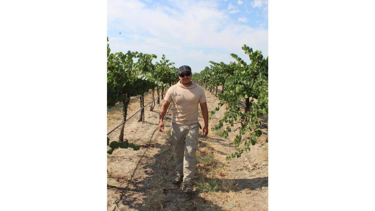 Victor de la Luz makes the wine for Gordon Estate in Pasco, Wash., and also produces tiny lots under his new brand called De la Luz Wine.
