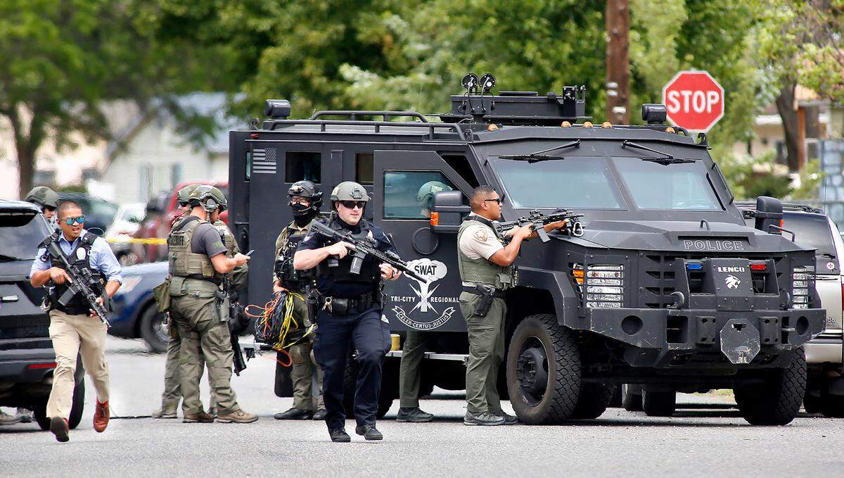 Chad C.W.M. Patterson, 29, was arrested early July 3, a day after the Tri-City Regional SWAT team surrounded a Sanford Avenue home, believing two men were barricaded inside.