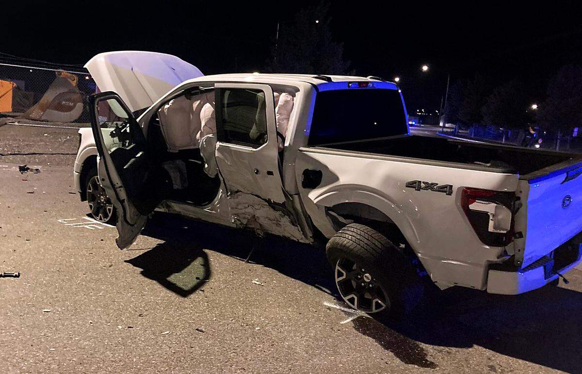 A Tri-Cities man is in jail after stabbing a woman, fleeing and then ramming another vehicle.