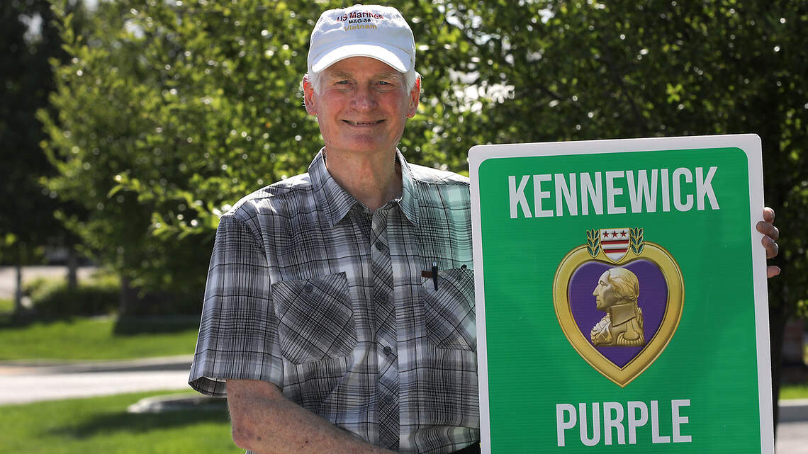 Marine vet leads charge to put Tri-Cities on the Purple Heart Trail