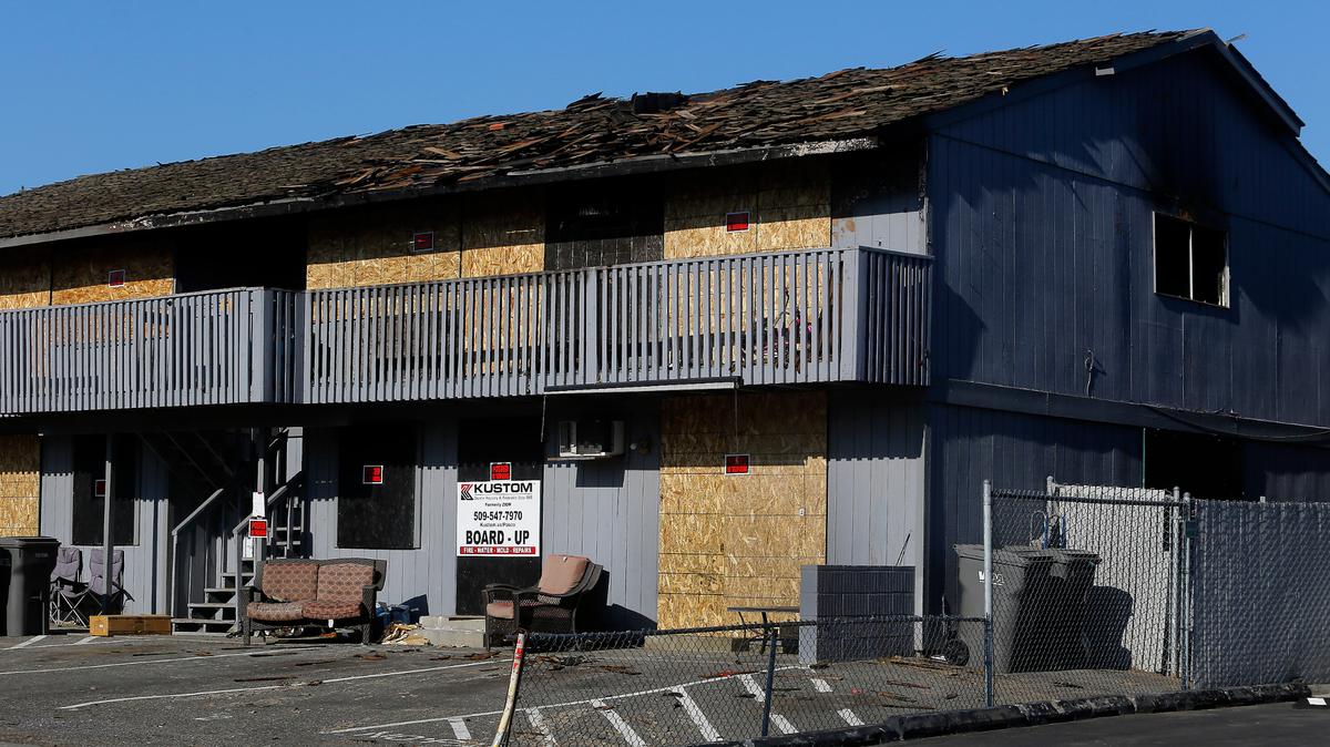 A Tri-Cities woman is sentenced for setting fire to this Kennewick apartment building, leaving several people without a home.