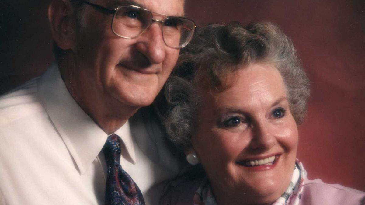 Former Kennewick Woman of the Year, Joyce Kerr, died Jan. 30. She is pictured here with her late husband Dr. Raymond Kerr in 1994.