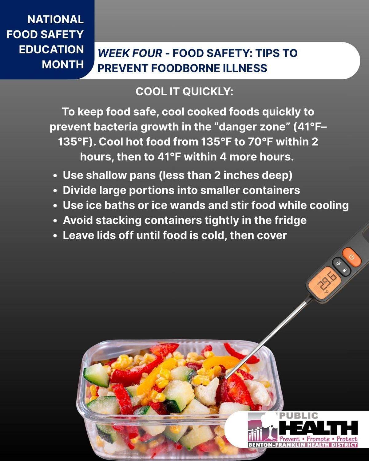 Benton Franklin Health District food safety tip