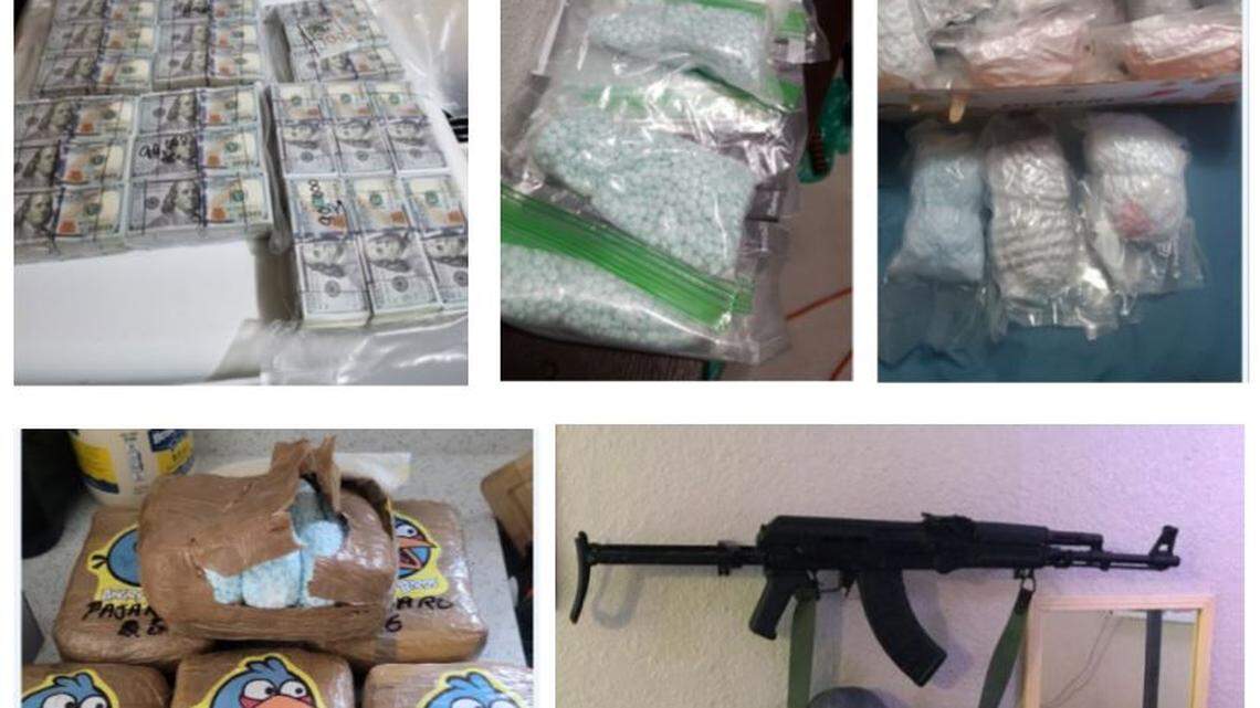 Photos on cell phones seized from an Eastern Washington drug trafficking organization show the size of the operation, according to federal court documents.